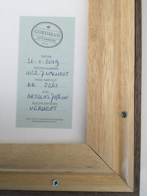 Aaron van Erp - Zonder titel/ mixed media on paper/museaal ingelijst kopen? Bied vanaf 695!