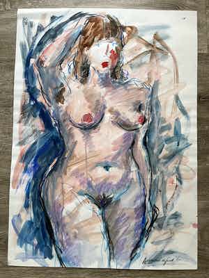 Annemarie de Groot - naakt verkocht voor € 75!