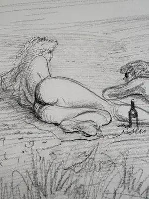 AcheterRupert van der Linden - Sunbathing in Vondelpark Amsterdam? Enchérissez de 50!