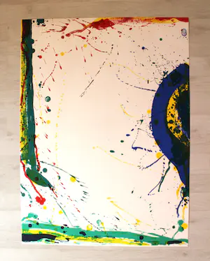 Sam Francis - "Poèmes dans le ciel" 1986 - Lithographie auf Rives-Velin kopen? Bied vanaf 120!