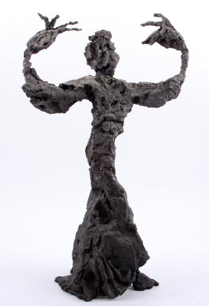 Jan Sierhuis - Tango danseres - groot en zeer zwaar brons kopen? Bied vanaf 595!