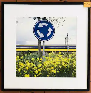 Tineke Dijkstra - Trein I met lijst! verkocht voor € 150!