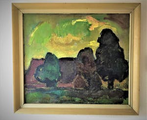 Jan Kagie (jr.) - Schilderij - Rolde/Balloo (Drenthe) - ca. 1940 - 70 x 80 cm kopen? Bied vanaf 275!