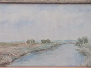 Jan Kruit - polderlandschap kopen? Bied vanaf 50!