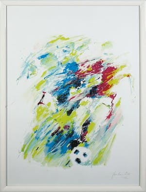 Frank Gude - Litho, Voetbal - Ingelijst kopen? Bied vanaf 1!