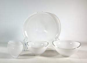 Carina Riezebos - 4-delig glazen dinerset kopen? Bied vanaf 80!