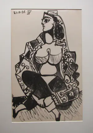 Pablo Picasso - " JACQUELINE PICASSO ( ROQUE ) " 1955 . kaufen? Bieten Sie von 200!