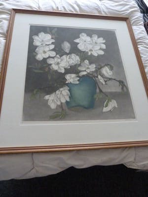 Frans Everbag - Magnolia’s in groene gemberpot. kopen? Bied vanaf 145!