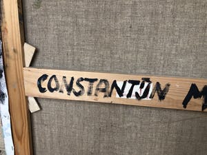 Constantijn Molenkamp - Constantijn Molenkamp - Olieverf op doek - Zeeschap kopen? Bied vanaf 300!