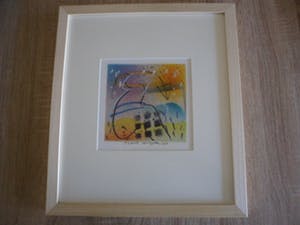 Frank Lengvenius - Zeefdruk. Titel, "Live II". kopen? Bied vanaf 20!