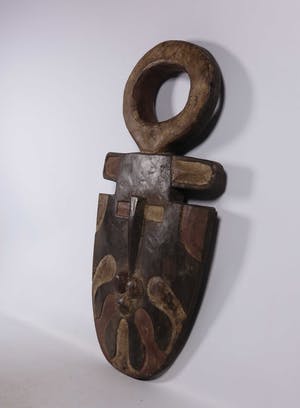 Nafana - Hout, Dansmasker kopen? Bied vanaf 1!