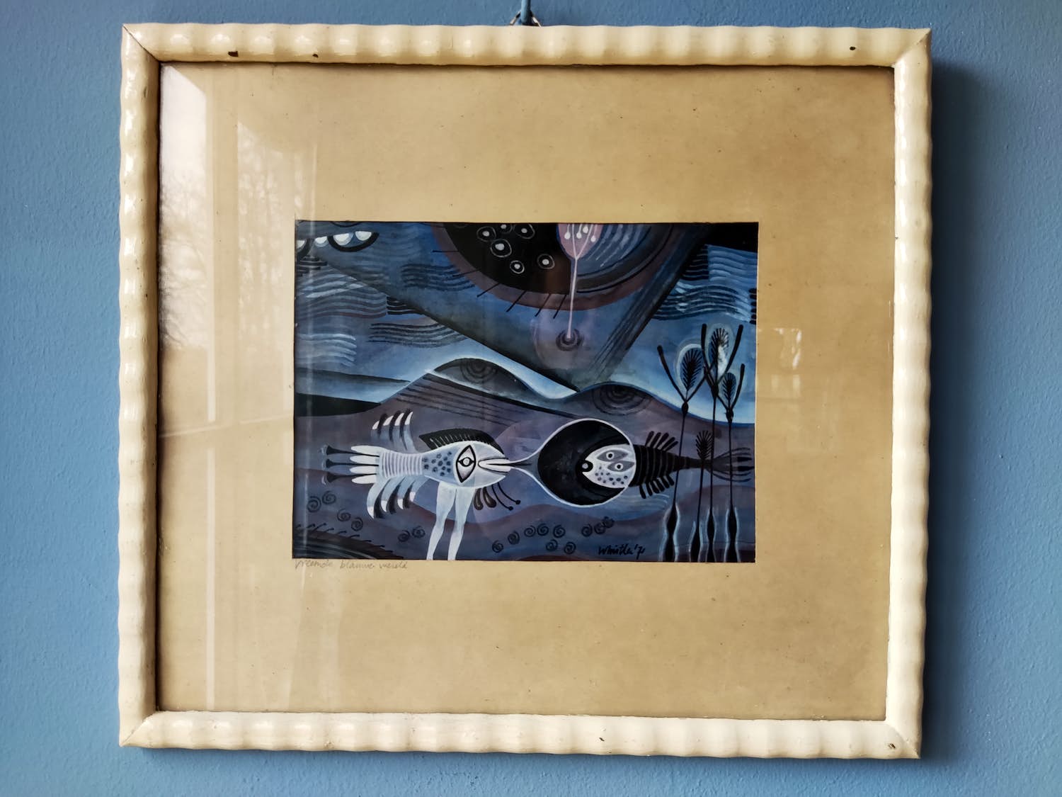 Paul Whistler - Vreemde blauwe wereld verkocht voor € 30!