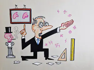 Opland - politiek tekenaar - grote gemengde techniek/collage "dorst naar kennis" kaufen? Bieten Sie von 34!