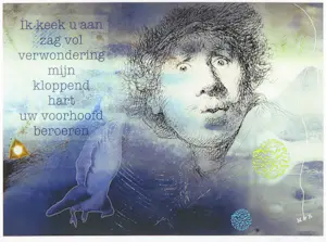 Mark Verdoes - Giclée, Rembrandt - Ingelijst kopen? Bied vanaf 1!