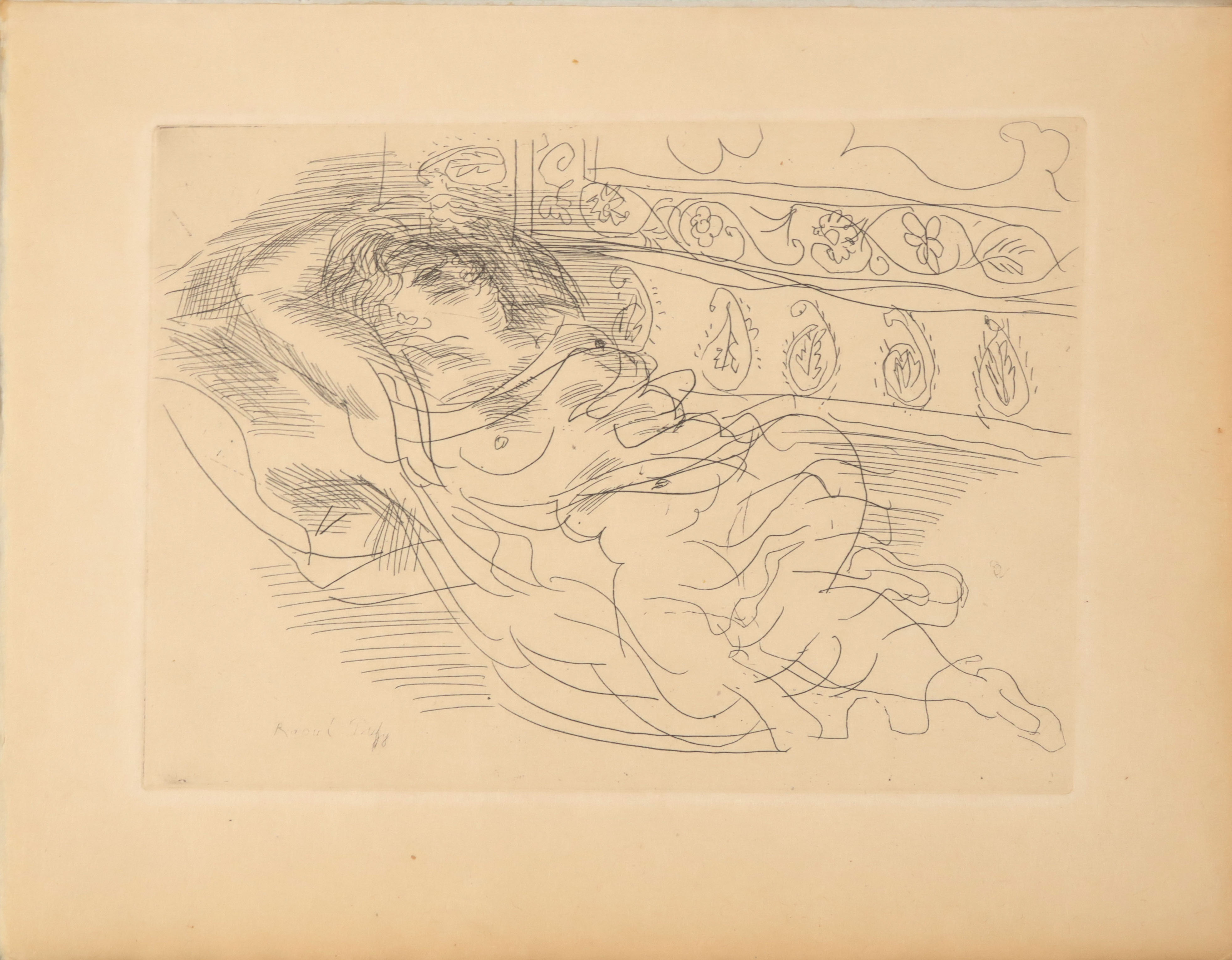 Raoul Dufy - Ets, Naakt kopen? Bied vanaf 250!