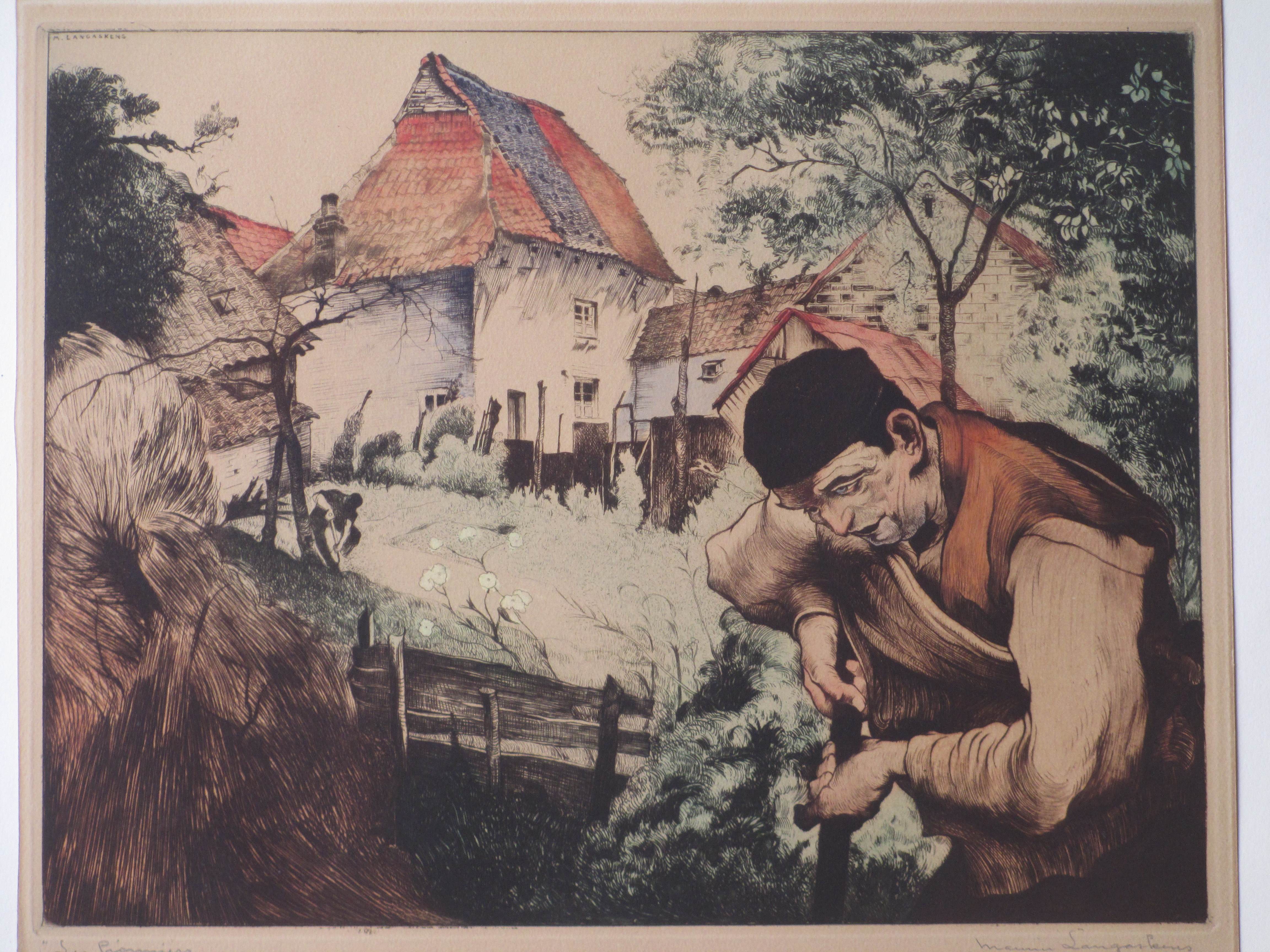 Maurice Langaskens - Les Pionniers - Kleurets kopen? Bied vanaf 40!