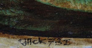 Jack Harden - Gemengde techniek op board, De paludische verdediger - Ingelijst kopen? Bied vanaf 60!