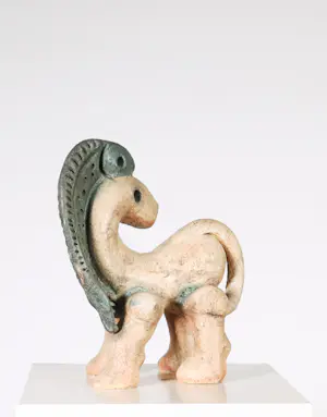 Cees Vermeer - Keramieken beeld, paard en vis kopen? Bied vanaf 50!