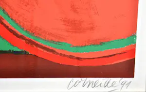 Corneille - Femme allongée - Zeefdruk - 120x120 cm - Gesigneerd - Ingelijst - 1995 kopen? Bied vanaf 1200!