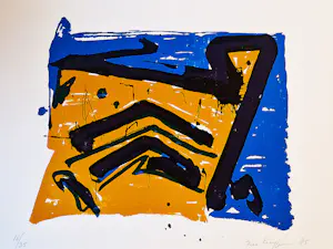 Theo Kuijpers - Grote in 1985 gemaakte kleuren lithografie - ZT - kleine oplage (35) kaufen? Bieten Sie von 31!