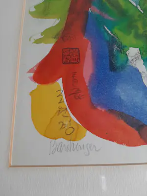 Cees Bantzinger - Aquarel, Z.T kopen? Bied vanaf 40!