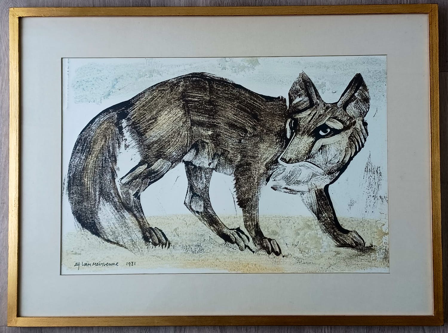 Alfons Van Meirvenne - "Vos" verkocht voor € 300!