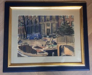 Bob Buys - 1912-1979. Grachtengezicht Amsterdam 1954 kopen? Bied vanaf 150!