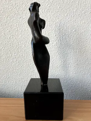 Brons (Onbekend) - Modern bronzen beeld moeder met kind. kopen? Bied vanaf 65!