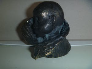 Niet of onleesbaar gesigneerd - zeer fraai en gedetailleerd hoofdje van een baby / kindje kopen? Bied vanaf 1!