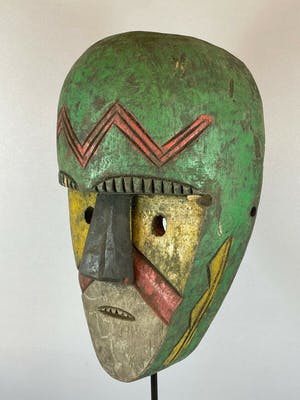 Bobo - 210511 - Tribal used African Bozo Sogo Ba mask - Mali. kopen? Bied vanaf 45!