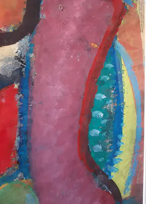 Fer Hakkaart - Hart & ogen met abstracte vormen kopen? Bied vanaf 120!