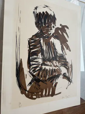 Jan Cremer - -portret van een kind kopen? Bied vanaf 70!