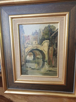 Buy Louis van der Pol - Brücke über Grachten? Bid from 220!