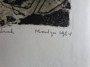 Jan Montyn - ABSTRACTIE / KLEURETS -AQUATINT / 50x32cm / SIG / 1964 kopen? Bied vanaf 45!