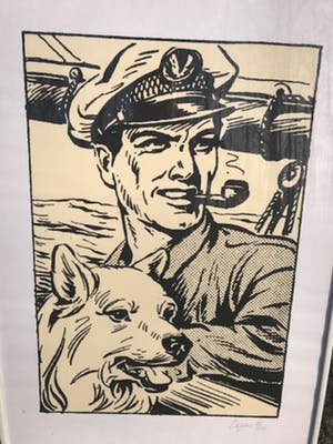 Pieter Kuhn - Kapitein Rob met hond Skip kopen? Bied vanaf 35!