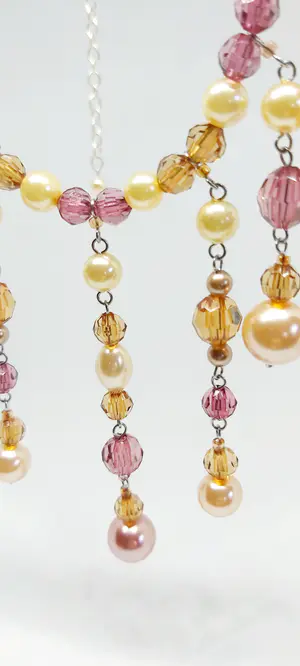 Prachtig Zilveren (925) glasparel Collier 48 cm lang kopen? Bied vanaf 1!