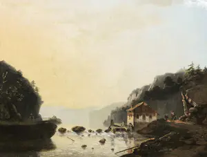 Hendrick Gerrit ten Cate - Olieverf op doek, Watermolen - Ingelijst kopen? Bied vanaf 250!