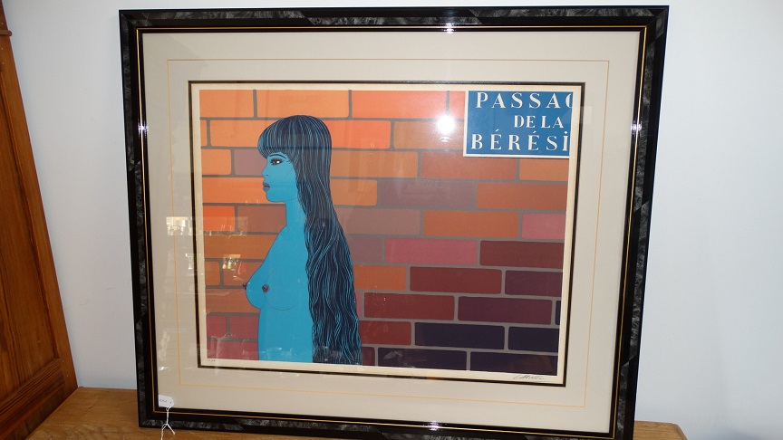 Felix Labisse - blauwe naakte dame verkocht voor € 200!