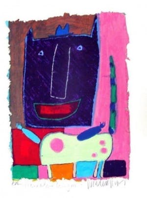 Wouter Stips - Kleurenzeefdruk ALTIJD WELKOM Handgesigneerd. kopen? Bied vanaf 125!