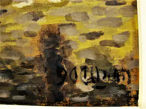 Niet of onleesbaar gesigneerd - Fauvistisch omstreeks 1920 geschilderde Gouache "Haven" gesigneerd kopen? Bied vanaf 1!