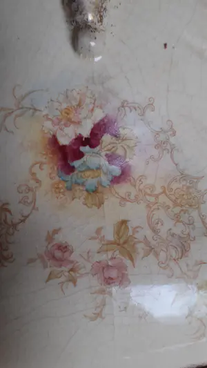 Niet of onleesbaar gesigneerd - SF&C Koningklijk DEVON Fieldings en co eind 1800 UK Kaas koepel Porcelein kopen? Bied vanaf 1!