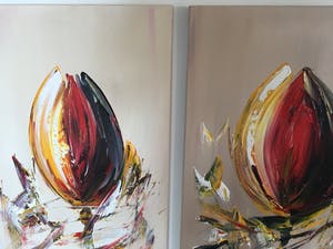 Gena Genadyj - Tulpen “ Drie Luik “ kopen? Bied vanaf 180!