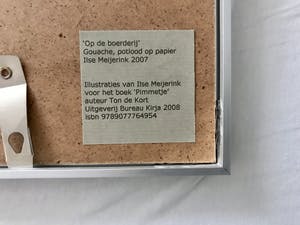 Ilse Meijerink - 3 illustraties bij het boek Pimmetje van Ton de Kort, gouache en potlood kopen? Bied vanaf 59!