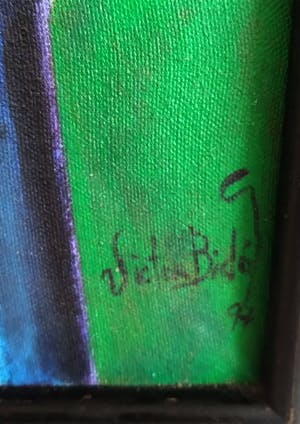 Niet of onleesbaar gesigneerd - Victor Bieling, krachtig kleurgebruik, olieverf op doek kopen? Bied vanaf 1!