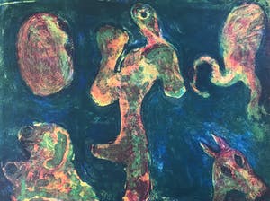 Reidar Magnus - Originele kleurenlitho - 1966 - Gesigneerd - 1/20 kopen? Bied vanaf 95!