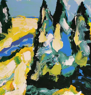 Jan Cremer - Zeefdruk. Fiume azzurro, zeefdruk (groot!). kopen? Bied vanaf 175!