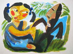 John Lie a Fo - Meisje met beeld verkocht voor € 20!