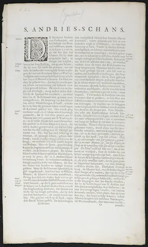 Joan Blaeu - Kopergravure, S.Andries-Schans kopen? Bied vanaf 1!