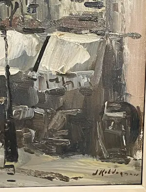 Jan Kelderman - Stadsgezicht Parijs kopen? Bied vanaf 100!