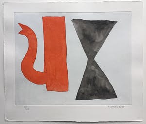 Klaas Gubbels - ets met aquarel ingekleurd ‘Soestdijk’ - 2014 kopen? Bied vanaf 275!